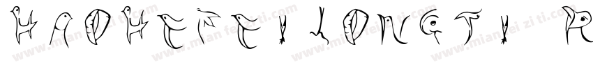 haoHeFeiLongTi Regul字体转换